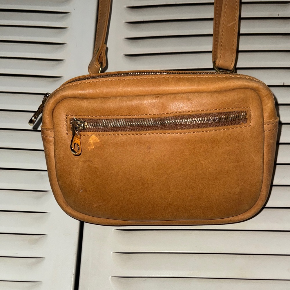 Parker Clay Crossbody Leather Purse